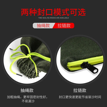 美消 加厚帆布沙袋防讯沙袋消防沙包防汛沙袋防洪沙袋40*80CM（10个）