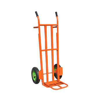稳斯坦 WST126 老虎车 搬货手推车 高1.3米双臂管自重35斤载重1000斤33cm14寸实心轮