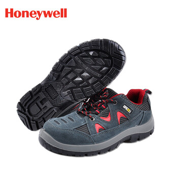 霍尼韦尔Honeywell SP2010512反毛牛皮劳保鞋防砸防静电防刺穿防滑 红色 43码