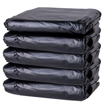 科力邦（Kelibang） 垃圾袋 一次性塑料袋小号50*60cm/50只装平口 商用物业背心式垃圾袋  KB1002