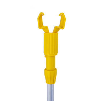 超宝（CHAOBAO）C-201 商用铝合金杆棉纱蜡拖 物业酒店工厂标准型夹齿蜡拖地拖