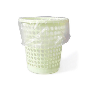 庄太太【黑45*45/2.0克1千个】企业酒店专用一次性白色平口加厚小垃圾袋45*45*50