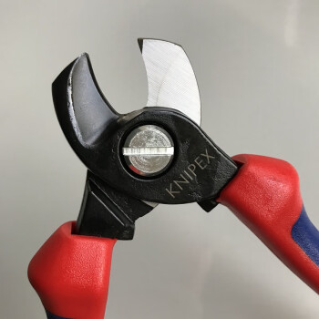 凯尼派克（KNIPEX）95 12 165 电工电缆剪 钳身磨光 双色双材料手柄 切割类工具 钢