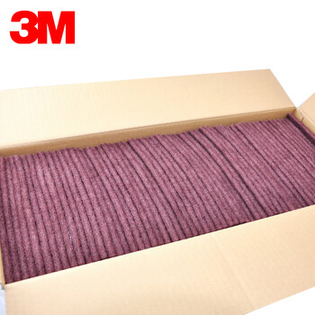 3M 7447C工业百洁布锅具灶具除锈布不锈钢拉丝布除锈布抛光布抹布 定做 1箱（60片）