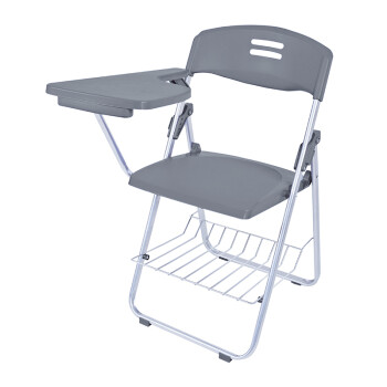 奈高折叠椅带写字板书网会议培训椅子家用电脑休闲椅简易办公靠背椅