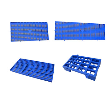 海斯迪克 HKZ-16 防潮板塑料垫板 网格平板可拼接组合式塑料垫货板 加厚仓储铺地板 防潮板600*300*30mm蓝