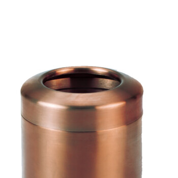 南 GPX-205E 南方台面果皮桶  玫瑰金 桌面垃圾桶 不锈钢果皮桶  商用酒店宾馆客房垃圾桶