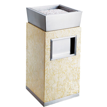 南 GPX-7F 皇冠玉衣坐地 南方烟灰桶 砂钢 办公楼立式座地烟灰桶户外垃圾箱大厅大堂电梯口烟灰桶