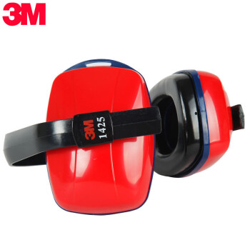 3M 1425经济型隔音耳罩 睡眠 工业噪声学习降噪耳罩1副装SNR30dB 定做