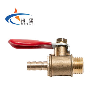 米星 （MSTAR）双内丝宝塔气动气泵阀门 铜球阀内外丝 开关配件 阀门 宝塔外丝（1/4-8） 