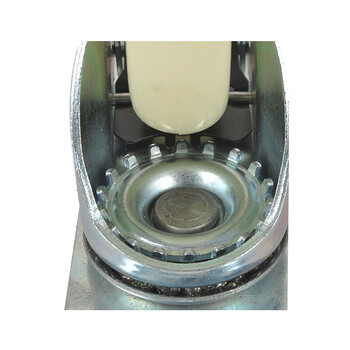 好嘉居 尼龙轮子推车轮子万向轮重型脚轮小板车轮子实心4寸 尼龙万向轮