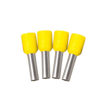 广邦 E10-12 管型预绝缘冷压端子E系列针型欧式接线端头紫铜鼻子 红色 1000只/包