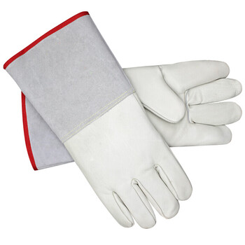 者也(ZYE) 牛皮耐低温手套液氮LNG防寒防冻冷库加气站手套-160到-250度冷藏冰柜实验室电焊劳保手套 26CM