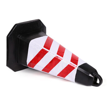 飞尔(FLYER)路锥 反光锥隔离墩 请勿泊车路障锥 雪糕桶禁止停车桩警示牌【橡塑 4斤红白无字-加大】