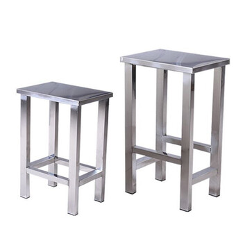 纳仕徳 SW-049不锈钢方凳工厂车间流水线员工操作凳子定制 24*34*45 304材质