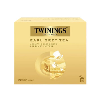 川宁TWININGS 豪门伯爵红茶 红茶包50袋100g 进口英式茶叶盒装袋泡茶