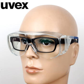 uvex优唯斯 9161005访客眼镜实验室访客防冲击护目镜外罩眼镜定做 1副