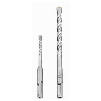 冰禹 BY-6015 电锤钻头8件套装 圆柄两坑两槽混凝土穿墙合金冲击钻头 电锤钻头 合金冲击钻头