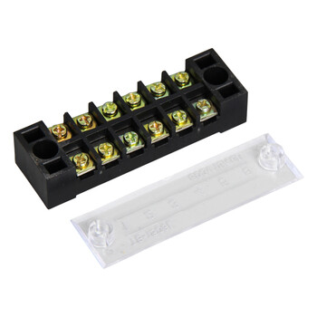 天旭TB-1506接线端子排电线组合式连接器15A6位分线器螺钉阻燃底座纯铜 1个