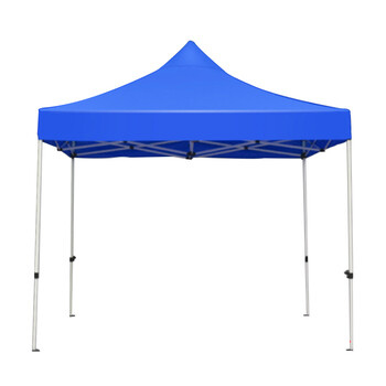 劳博士 LBS845 应急救援帐篷 雨棚广告帐篷伸缩遮阳雨伞防雨防晒蓬 加固黑钢2*2蓝