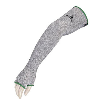 代尔塔/DELTAPLUS 202001高性能纤维针织防切割套袖 长55厘米灰色9码1副