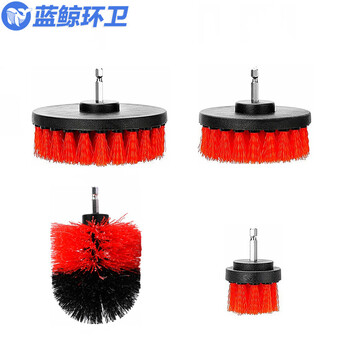 蓝鲸环卫【百洁布+海绵14件套】尼龙多功能电动清洁刷LJHW-9190B