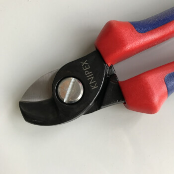 凯尼派克（KNIPEX）95 12 165 电工电缆剪 钳身磨光 双色双材料手柄 切割类工具 钢