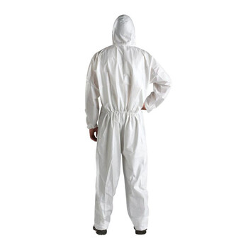 3M 白色带帽连体防护服防液体有限喷溅 白色 XXL码 1件装 4510