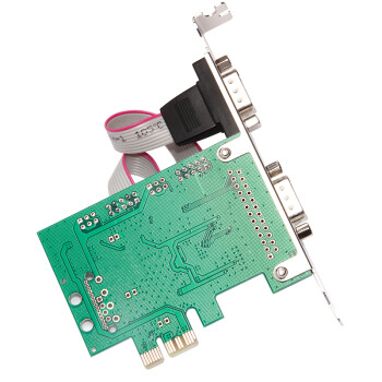 魔羯MOGE PCI-E串口卡电脑COM口扩展卡pcie转RS232工控机9针转接卡 MC2322