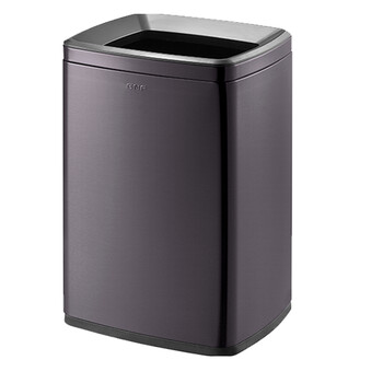 南 SF15-F01 南方长方形房间桶  黑金 防指纹厨房垃圾桶酒店宾馆客房不锈钢垃圾桶果皮桶商用桶  容量15升