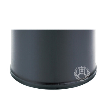 南 GPX-45N 南方圆形双层浮雕花房间桶 黑色回形花 商用酒店宾馆客房垃圾桶 房间桶 果皮桶 内桶容量9.8升