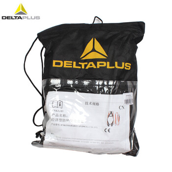 代尔塔 (Deltaplus) 506101 经济型防坠套装 大挂钩全身式缓冲安全带 定做 1条