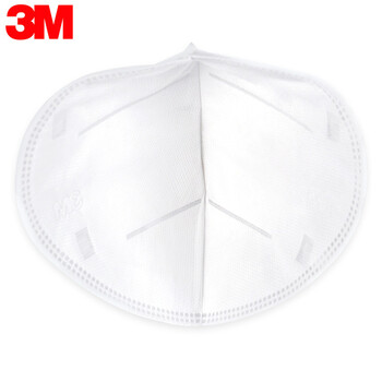 3M 9501+ 耳带式自吸过滤式防颗粒口罩 防尘口罩防工业粉尘 不带阀双片装 50只 定做