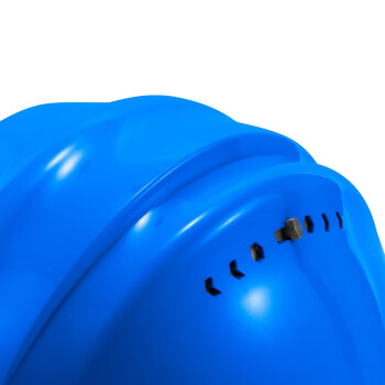 世达（SATA）TF0203B  M顶开关式通风孔棘轮款ABS安全帽-蓝色