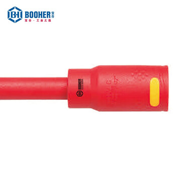 宝合(booher)1/2"双色绝缘花型旋具套筒T40x120mm