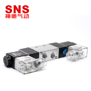 SNS神驰气动电磁阀气阀220v换向阀线圈气动电磁控制阀电磁气阀 4V220-06/DC24V 4V220-06/DC24V