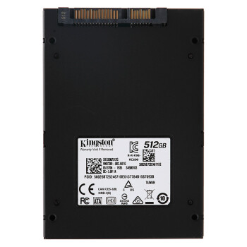金士顿(Kingston) 512GB SATA3 SSD固态硬盘 KC600系列 读速高达550MB/s