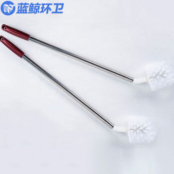 蓝鲸环卫【水桶刷1个装+5包除垢剂】长柄桶装水清洁刷LJHW-9211