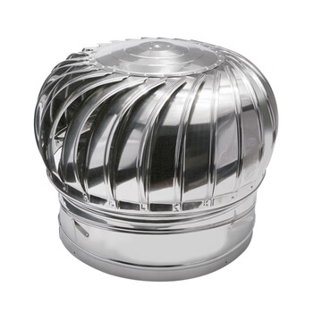 冰禹 BY-2372 不锈钢无动力风帽风球换气帽 201不锈钢 400mm