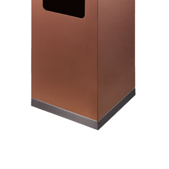 南 GPX-7L 南方座地烟灰桶 玫瑰金 办公楼立式座地烟灰桶户外垃圾箱大厅大堂电梯口烟灰桶