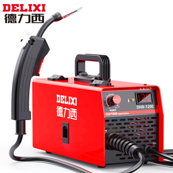 德力西二保焊机无气气保焊机一体机二氧化碳小型220V一元化迷你一体机DNB1200数显一机【无气豪华套餐】
