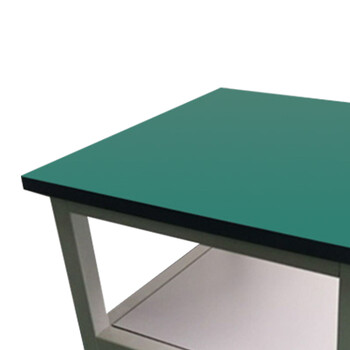 稳斯坦 WST235 防静电工作台带轮 手推移动维修桌流水线操作台打包台 双层 80*60*75