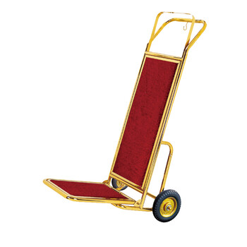 南 XL-2B 手推行李车 行李搬运车酒店箱包运送车静音轮推车 镜金