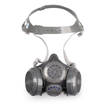 思创科技 ST-M60X-1A 橡胶双罐防尘半面罩防雾霾细微颗粒物打磨电焊工业粉尘面具 1套装