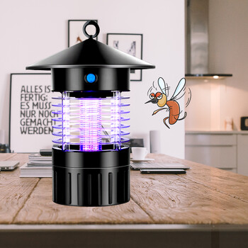 夏日灭蚊灯户外太阳能灯灭蚊器家用灭蝇灯静音婴孕驱蚊器吸捕蚊杀虫灯