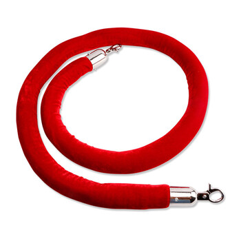 者也 礼宾柱麻绳挂绳麻花挂绳栏杆座挂绳围栏隔离带 绒布挂绳 金钩款