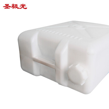 圣极光工厂堆码桶25L手提式带盖密封桶可定制711003工业桶白色扁桶