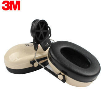 3M PELTOR H6P3E防护耳罩  防噪音隔音 挂安全帽式耳机（SNR26dB） 1付 定做