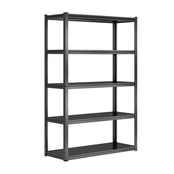 知旦 钢制货架 五层800*500*1600 仓库货架层架置物架收纳架子 HJ657