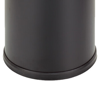 南 GPX-205A 小号圆形翻盖垃圾桶 黑色 果皮桶  商用酒店宾馆客房不锈钢垃圾桶